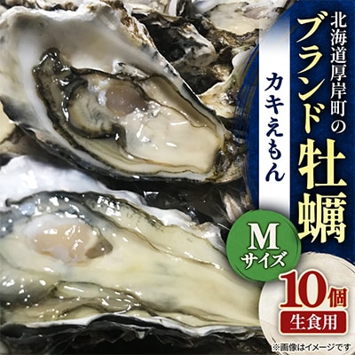 北海道厚岸町のブランド牡蠣「カキえもん」Mサイズ10個(生食用)