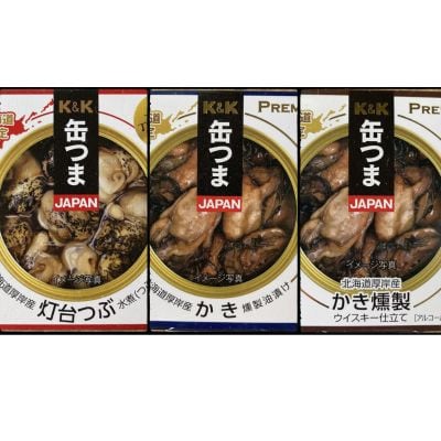 厚岸ブレンデッドウイスキー「穀雨」とウイスキーにあう「缶つま」3種セット