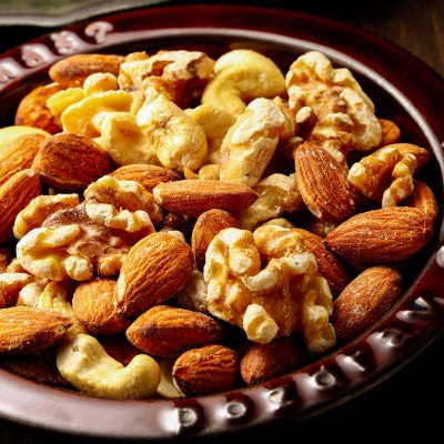 スモークナッツ 食べ比べ プレーン 牡蠣塩味 100g×各1パック 木こりの燻製屋