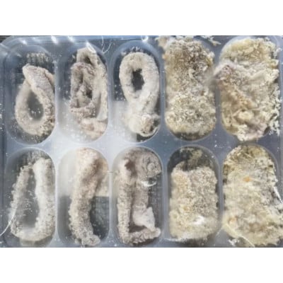 北海道産イカフライ丸ごとセット(イカフライ 10粒 イカ耳フライ 4粒 イカゲソ竜田 6粒)