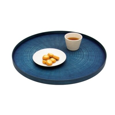 Round RaysTray L　〜藍染〜【DR003】