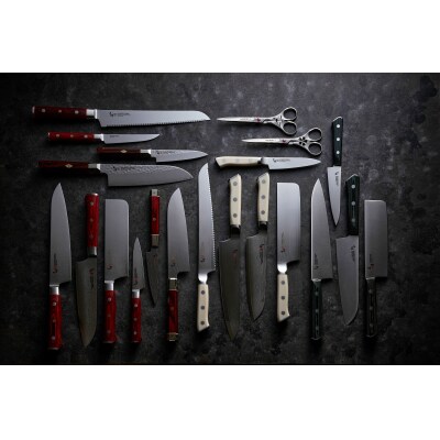 三昧 クラシック ダマスカス コーリアン【三徳包丁180mm】