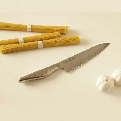 オールステンレス包丁【京】牛刀包丁 210mm　和とモダンが共存:志津刃物製作所