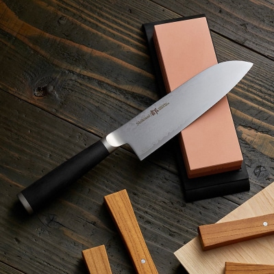 ダマスカス包丁「都」&砥石