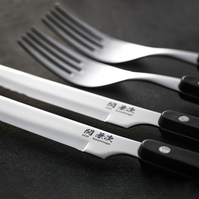 テーブルナイフ・フォークセット 8本組 カトラリー【最長6ヵ月配送】キッチン用品 食卓 食洗機対応