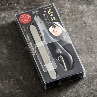 匠の技 ニッパー爪切り&爪ヤスリセット ステンレス 巻き爪用 変形爪用 ケア用品 グルーミング