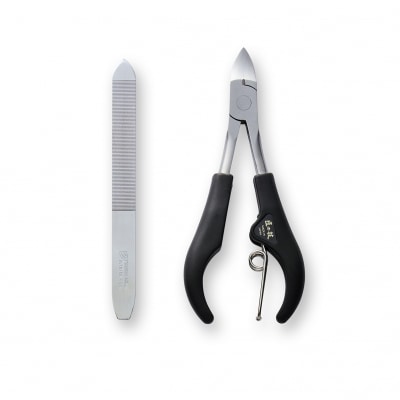 匠の技 ステンレス製巻き爪・変形爪用ニッパー爪切り&爪ヤスリセット 