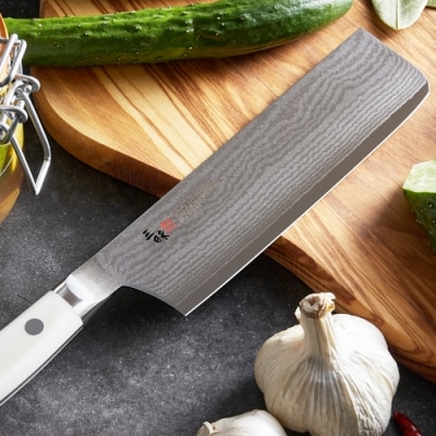 三昧【菜切(165mm)】 クラシック ダマスカス コーリアン