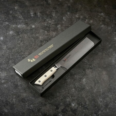 H67-12 三昧【菜切(165mm)】 クラシック ダマスカス コーリアン