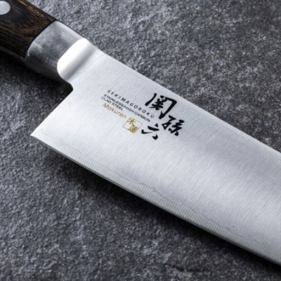<湿式砥石を使用した本格刃付> ◇貝印 関孫六 木蓮 三徳 165mm 