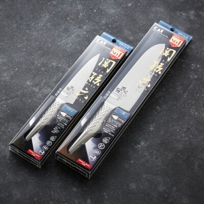 関孫六オールステンレス「匠創」三徳包丁&ペティナイフセットH20-01