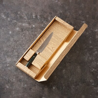 濃州正宗作　ダマスカス　ペティナイフ