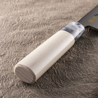 H15-57 <ステンレス和包丁 (片刃)> ◇貝印 関孫六 銀寿ST 和包丁 出刃 150mm