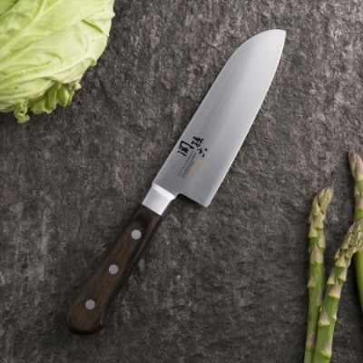 ＜切れ味が長持ちする高硬度ステンレス仕様＞ ◇貝印 関孫六 べにふじ 小三徳145mm