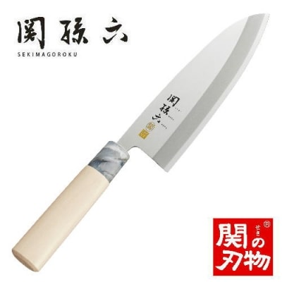 ＜ステンレス和包丁 (片刃)＞ ◇貝印 関孫六 銀寿ST 和包丁 出刃 180mm