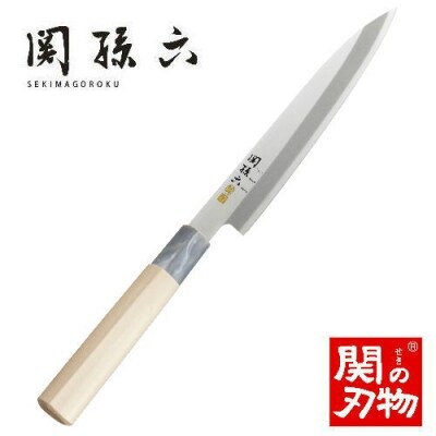 <ステンレス和包丁 (片刃)> ◇貝印 関孫六 銀寿ST 和包丁 刺身 180mm