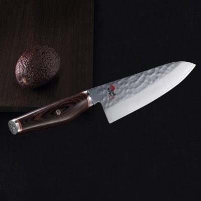 MIYABI ミヤビ 6000MCT 三徳包丁 180mm 日本製 多層鋼 槌目 包丁