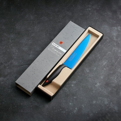 【霞 KASUMI】チタンコーティング 剣型包丁【最長6ヶ月を目安に配送】