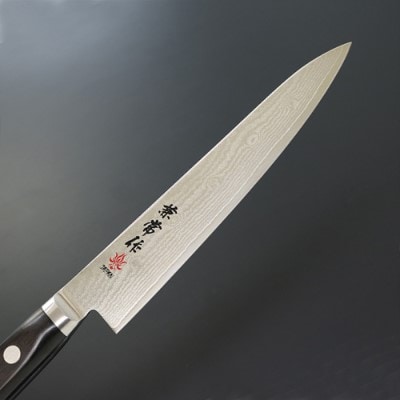 兼常作 33層ダマスカス ペティナイフ 150mm 木鞘付 VG-10