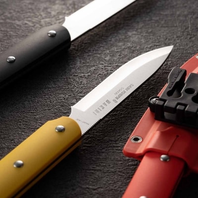 サビナイフ8 MAKIRI SPORTS(マキリスポーツ)直刃(朱色)