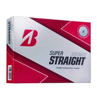 SUPER STRAIGHT ゴルフボール ホワイト 3ダース
