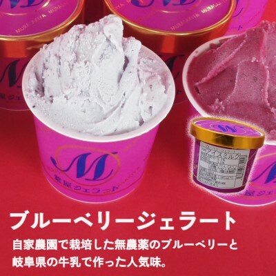 とれったひろばバラエティーセット　紫屋のブルーベリージェラートセット