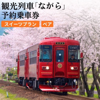 長良川鉄道　観光列車「ながら」スイーツプラン予約乗車券 (ペア)