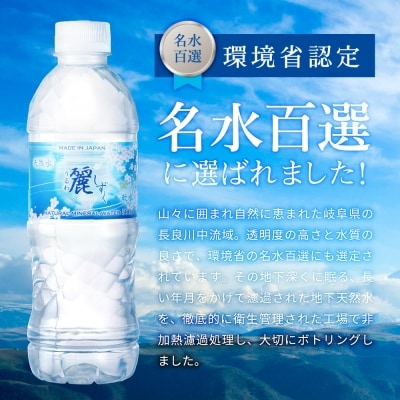 麗しずく(500ml×24本×2ケース) 天然水ミネラルウォーター