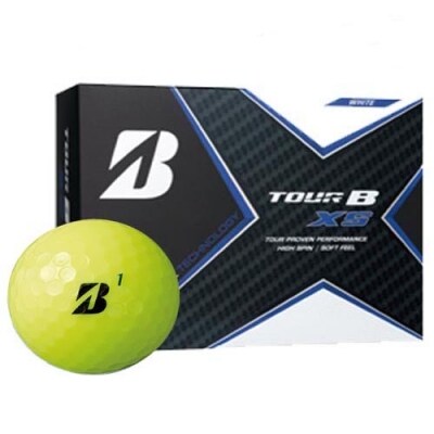 TOUR B XS ゴルフボール イエロー 1ダース (ゴルフボール)