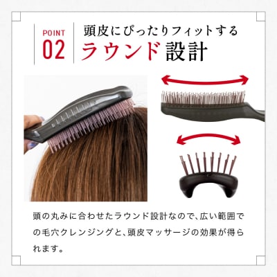 ヘアケアブラシ ドクターズスカルプ 【ショート】(KQ-1602) くし ヘアブラシ 髪 ケア用品