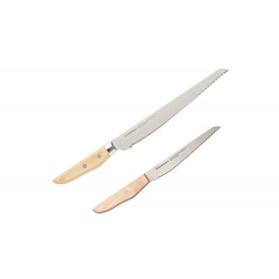 包丁2点セット パン切りナイフ【せせらぎ】2本セット 調理器具 キッチン用品 アウトドア