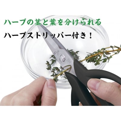 関孫六ショートキッチンハサミ(分解洗浄・食洗器可)～小回りきくショート刃設計～　H8-39