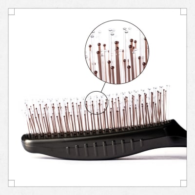 ヘアケアブラシ ドクターズスカルプ 【ブラック】KQ1601 くし ヘアブラシ 髪 ケア用品 貝印