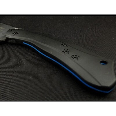 NYAIFE KITCHEN 【ブラックブレード】牛刀 ブラック/ブルー サーバルキャット