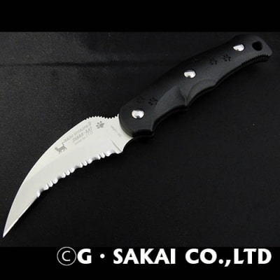 サビニャイフ9 SHARK-RAY (シャークレイ)スナネコver ブラックFRN H35-12