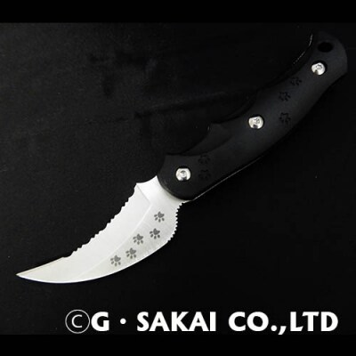 サビニャイフ9 SHARK-RAY (シャークレイ)スナネコver ブラックFRN H35-12