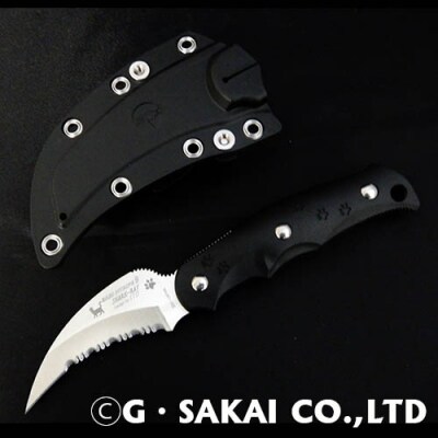 サビニャイフ9 SHARK-RAY (シャークレイ)スナネコver ブラックFRN H35-12