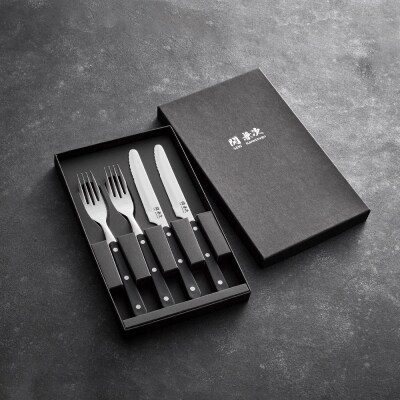 かわくん　テーブルナイフとフォーク4セット テーブルナイフ・フォークセット 4本組 カトラリー【最長6ヵ月配送