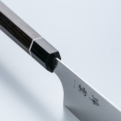 TVでも紹介!特製切付包丁 瑞雲2本セット(ペティナイフ150mm 三徳) 木鞘付