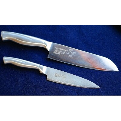 オールステンレスダマスカス 2本セット 三徳包丁 ペティナイフ H50 15 お礼品詳細 ふるさと納税なら さとふる