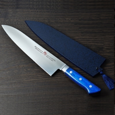 H55-17 剛シリーズ 牛刀包丁240mm 木製鞘付き【左利き用】