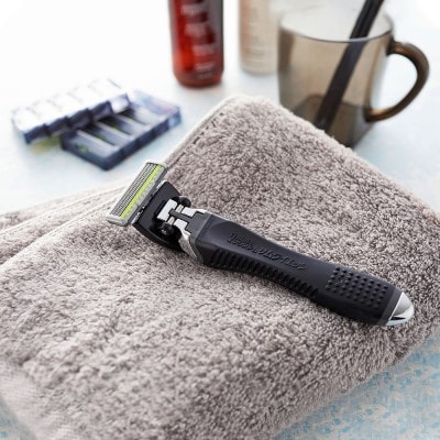 フェザーカミソリ 男性用カミソリセット(ホルダー・替刃8個) メンズシェービング グルーミング用品