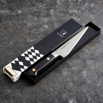 H64-09 Misono EUカーボン鋼シリーズ 骨スキ包丁