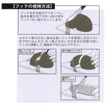 万能包丁　楽　(驚きのラク切り!補助具付)　 H10-116