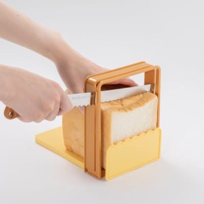 ＜均等にパンが切れるガイド付き＞■パン切りナイフ&ガイドセット ◇ 貝印 (DL7029)