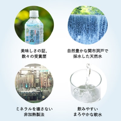 高賀の森水 5年保存水 48本(500ml24本入×2ケース)