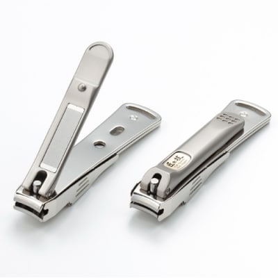 ステンレス製高級爪切りL　金属キャッチャー付き G-1116