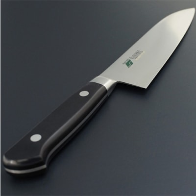 H40-12 フジタケ ステンレス ツバ付 三徳包丁 175mm