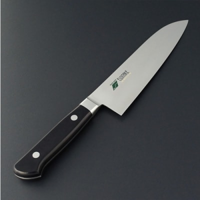 H40-12 フジタケ ステンレス ツバ付 三徳包丁 175mm