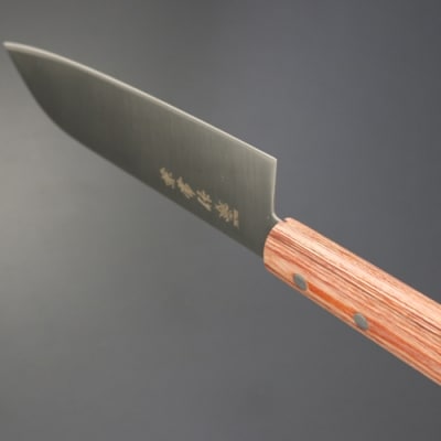 兼常作 モリブデン鋼 DSR-1K6 赤合板丸柄 三徳包丁 165mm